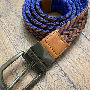 Ted Baker Blue and brown Woven Belt